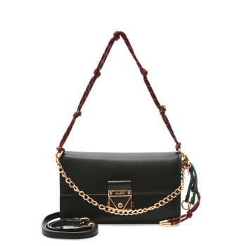 Geanta ALDO neagra, EVENGELIA 001, din piele ecologica