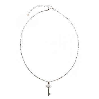 Colier ALDO argintiu, KEY TO MY HEART 973, din metal