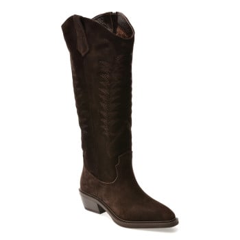 Ciocate elegante EPICA maro, 2881588, din piele intoarsa