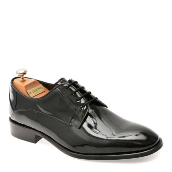 Pantofi eleganti LE COLONEL negri, 49829, din piele naturala lacuita