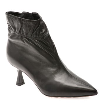 Botine elegante EPICA negre, 329121, din piele naturala