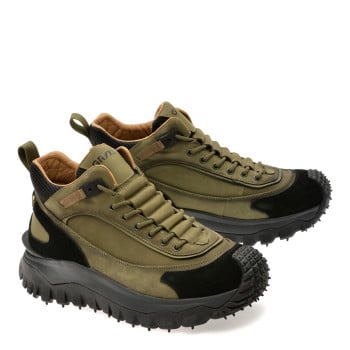 Ghete GRYXX kaki, 8861, din piele naturala