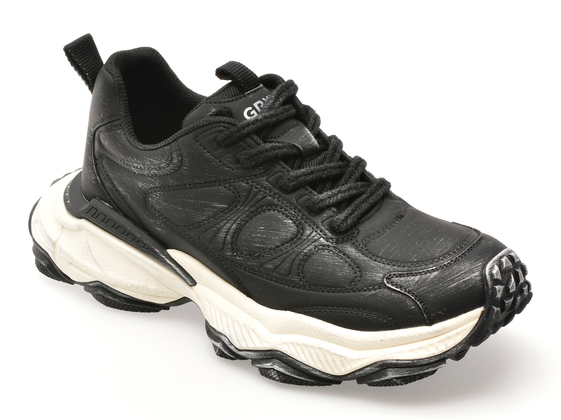 Pantofi sport GRYXX negri, 822, din piele ecologica