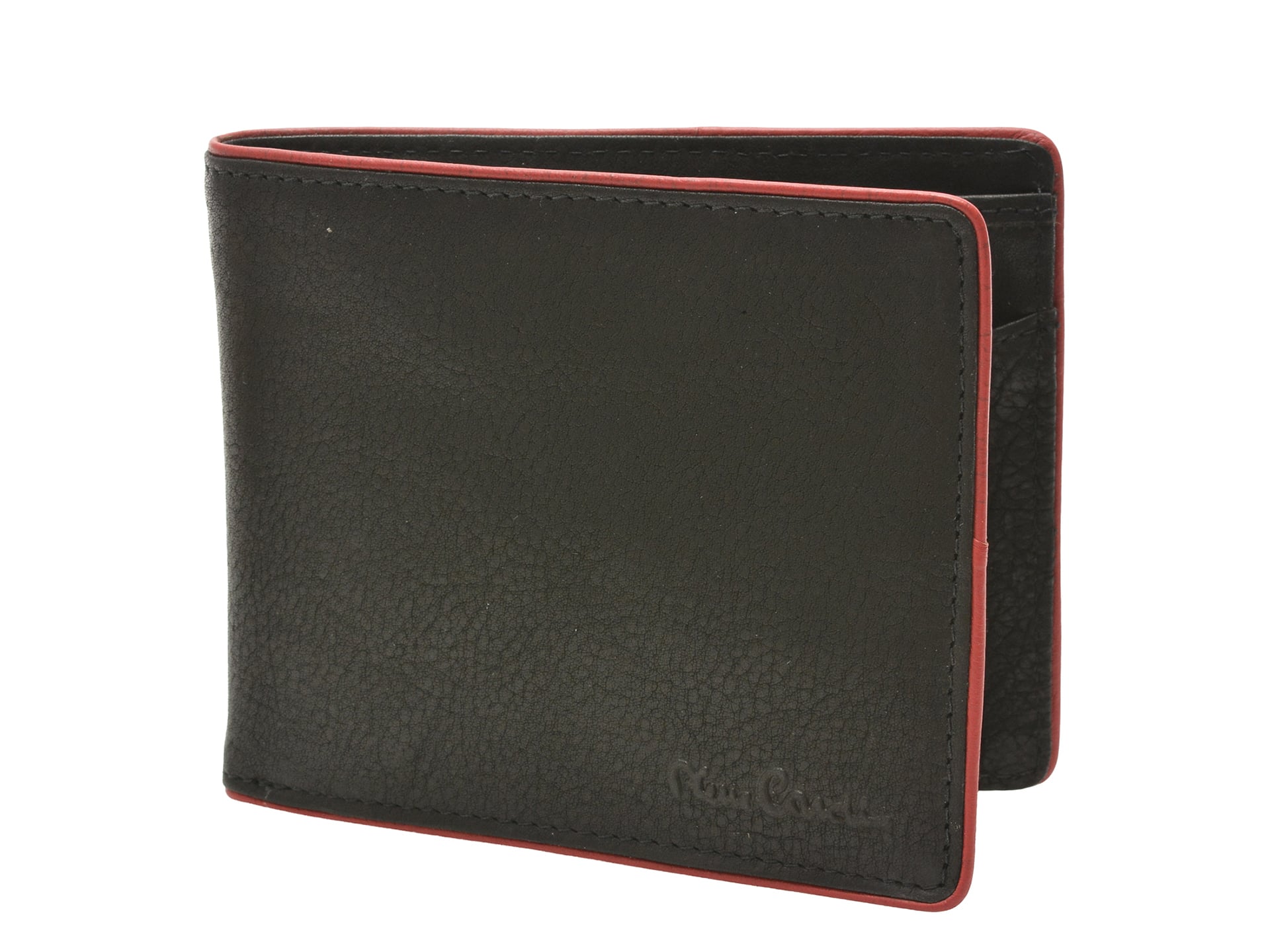 Portofel negru, 8805, din piele naturala